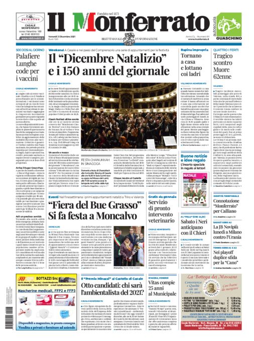 Il Monferrato - Edizione 91 del 03/12/2021